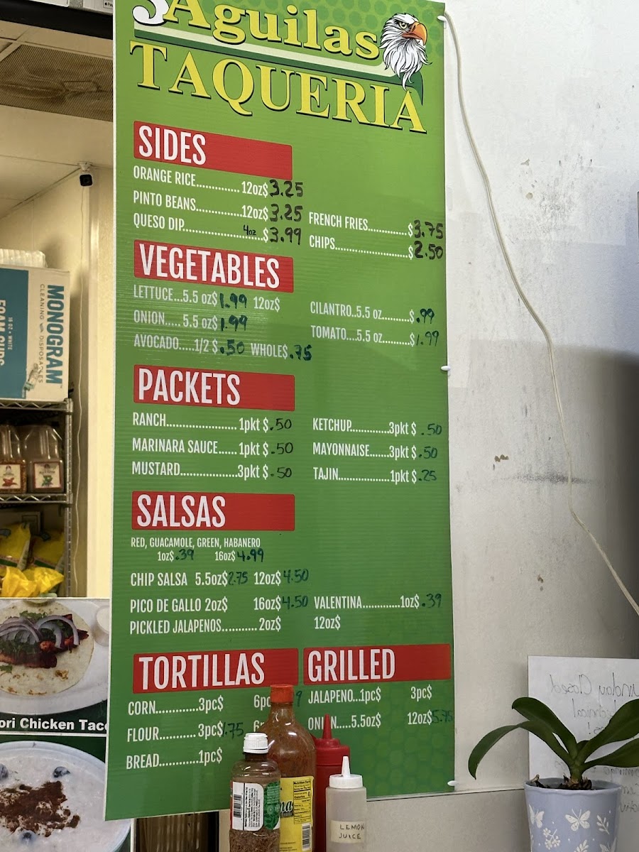 Menu 3 Aguilas Taqueria - Annapurna-5